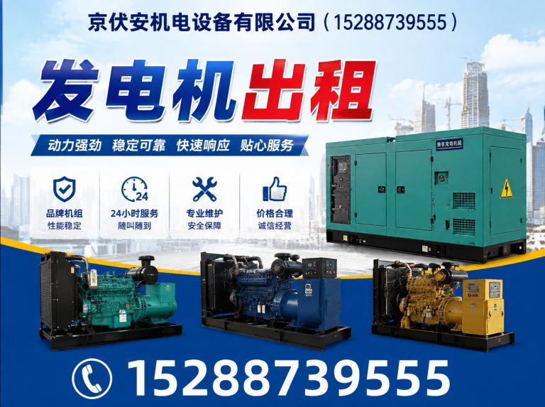 北海静音发电车租赁展示图