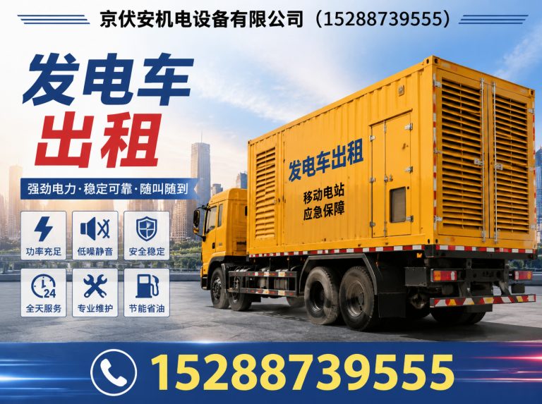 北海发电机租赁展示图